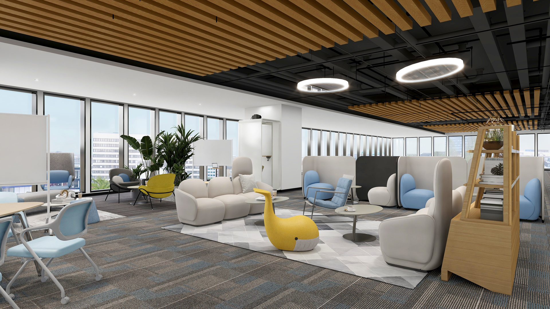 6 Essential Spaces for an Activity-Based Hybrid Office 1