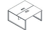 Linz Ⅱ Meeting Table dimensions