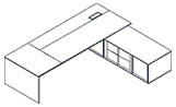 Mingrui Office Desk dimensions