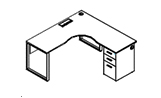 Linz Ⅱ Office Desk dimensions