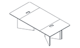 Mingrui Office Desk dimensions