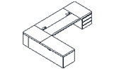 Lexon Office Desk dimensions