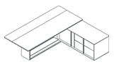 Mingrui Office Desk dimensions